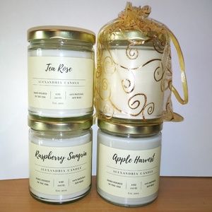 2 Scented Soy Wax Candles in 9oz Jar